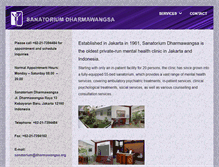 Tablet Screenshot of dharmawangsa.org